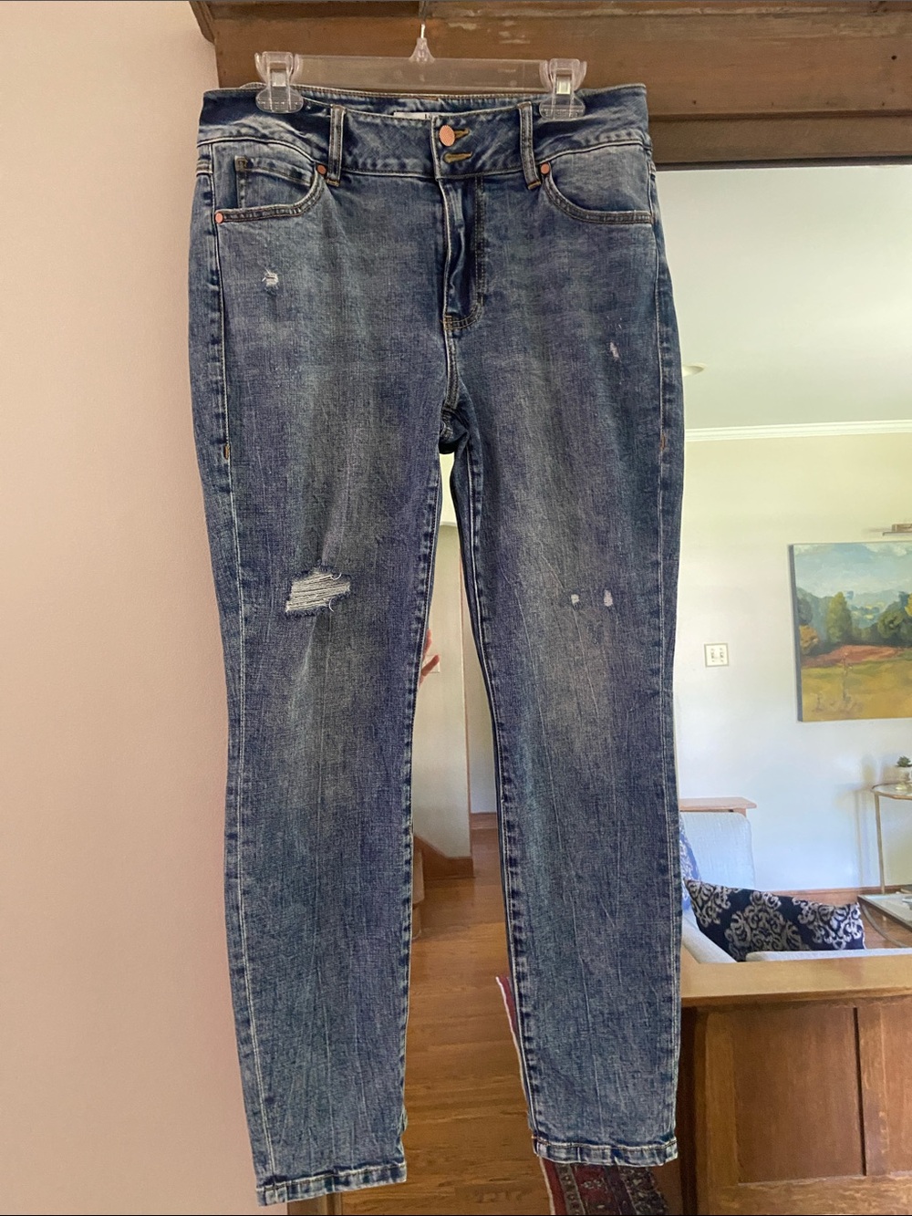 CAbi Cinch Skinny jeans, size 12